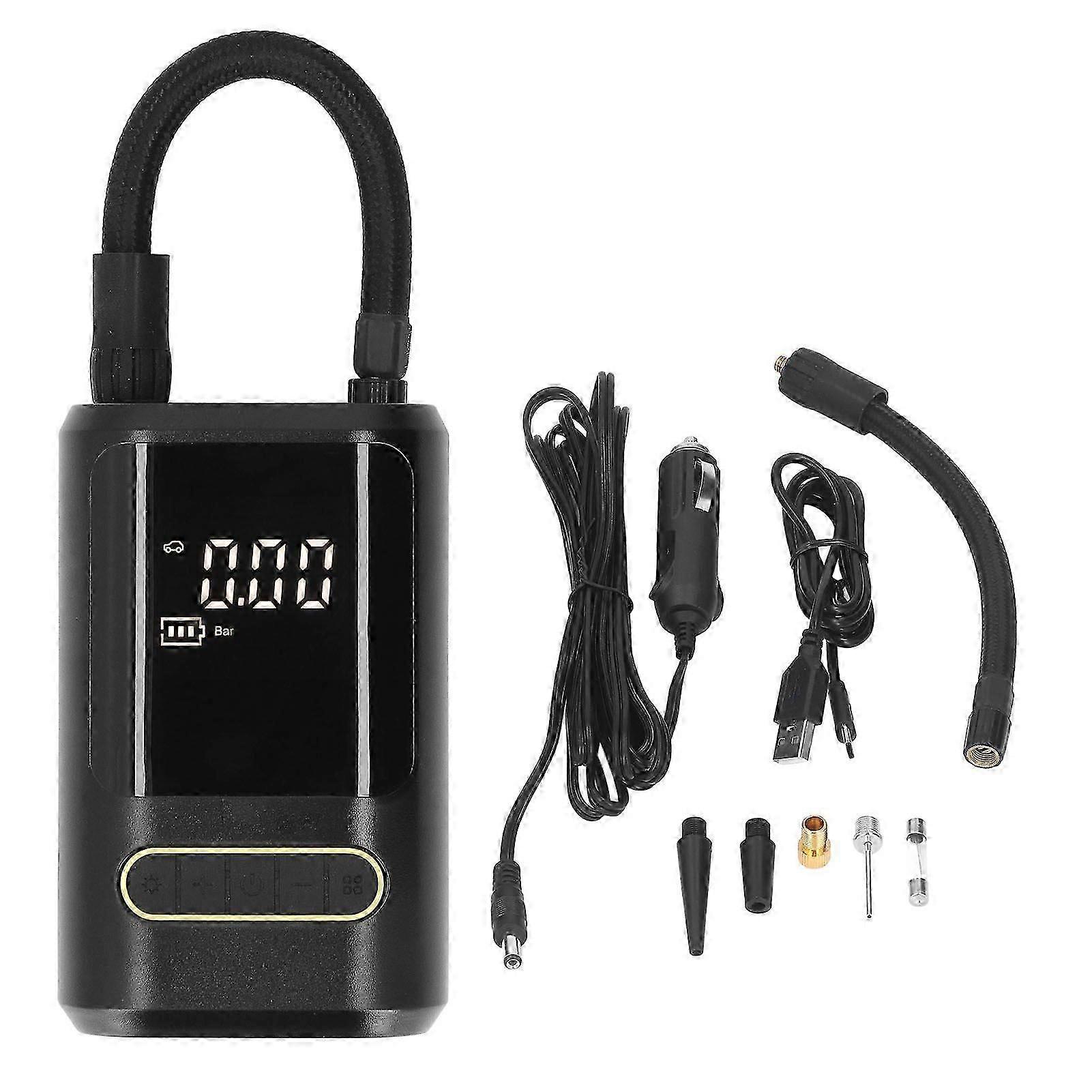 משאבת אוויר ניידת מיני חשמלית לאופניים לנפח צמיגים לרכב ATJ-8466 באיכות גבוהה