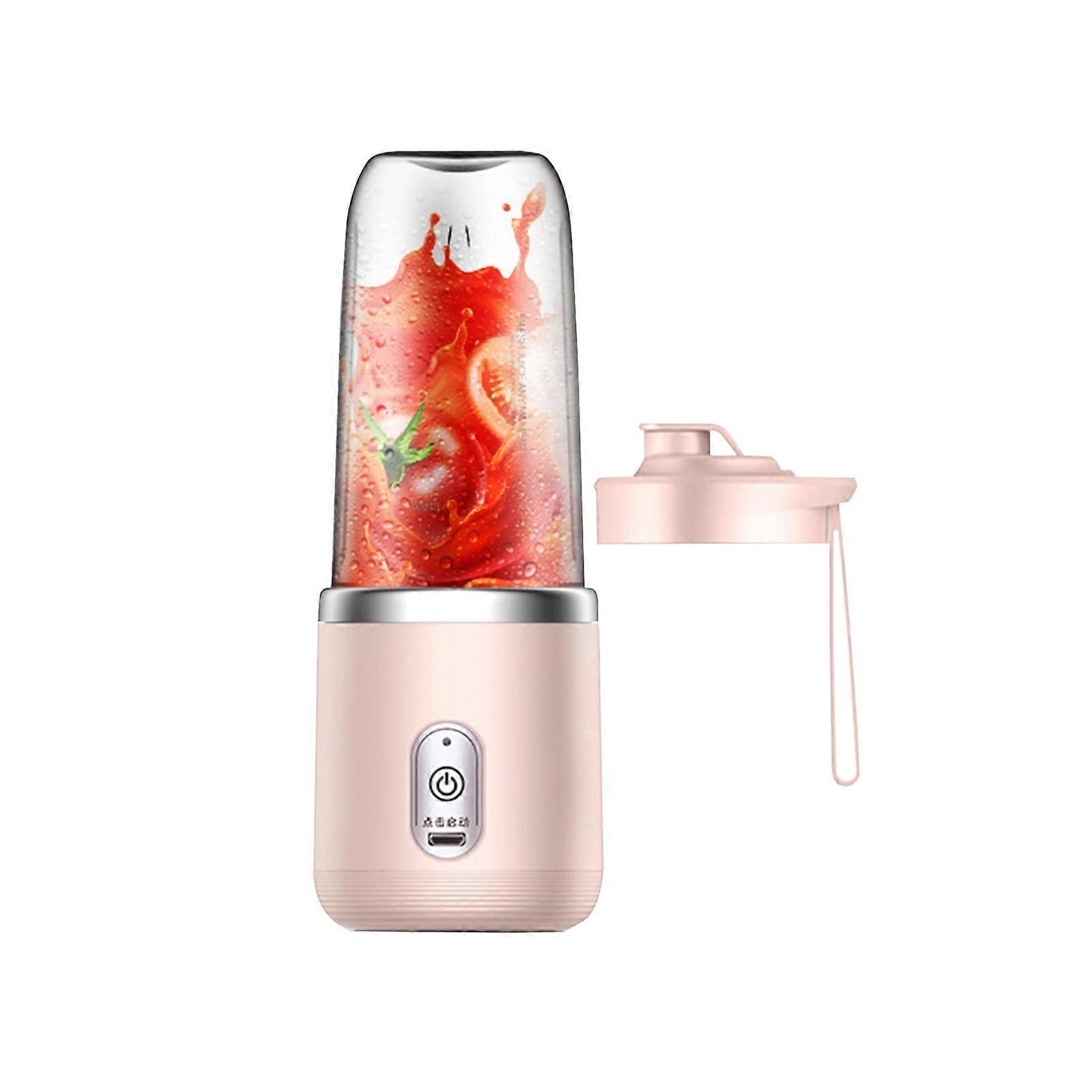 Dengmore Mini Juice Extractor Portable Juice Extractors Personal Juice Extractor For Shakes And Fruit Juicer USB Rechargeable With 6 Blades Handheld