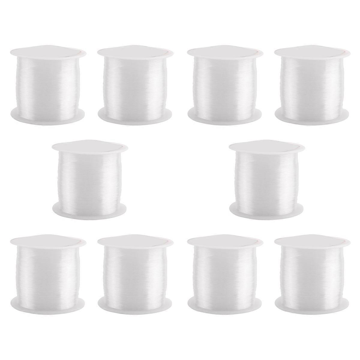 0.2mm Diameter Clear Nylon Fish Fishing Line Spool Beading String