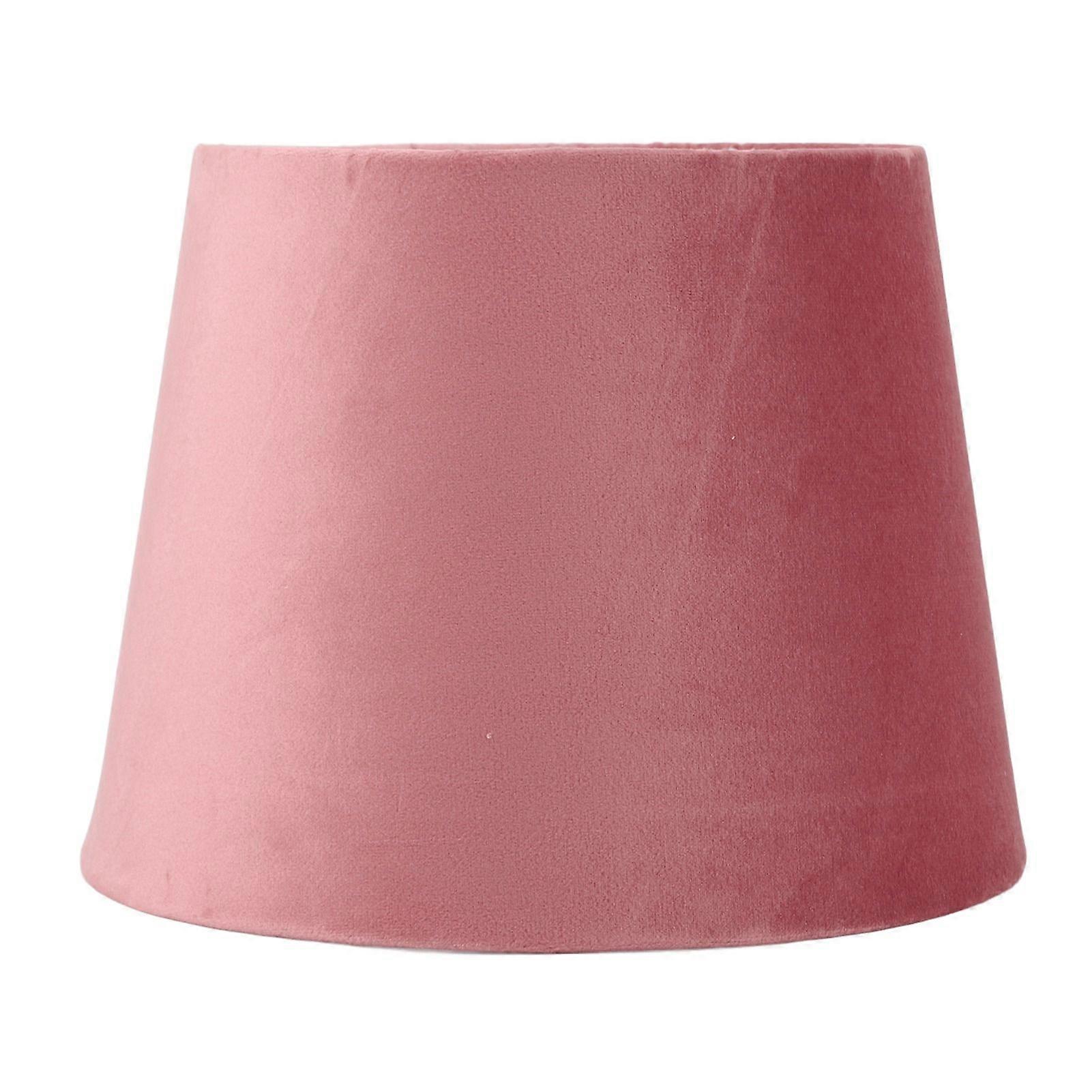 Fabric Lampshade E27 E14 Velvet Conical Decorative Lamp Replacement Shade for Table Bedside Floor Lamp Maroon