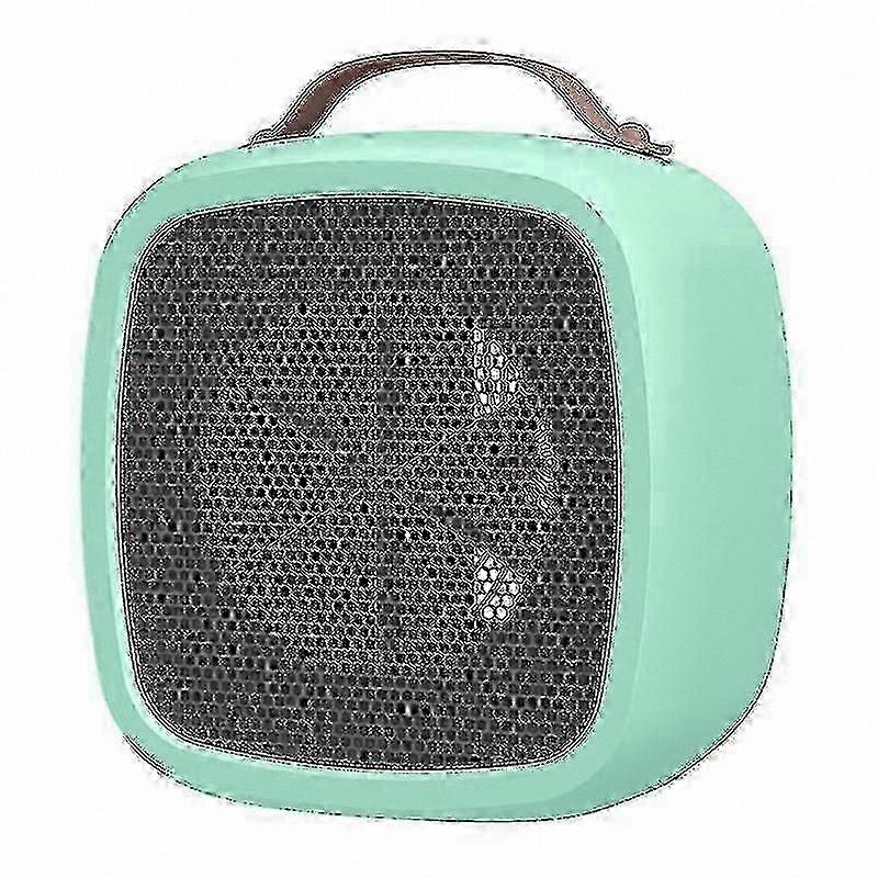 Compact Thermostat Mini Fan Heater - Battery Operated Portable Heating Solution for Small Spaces