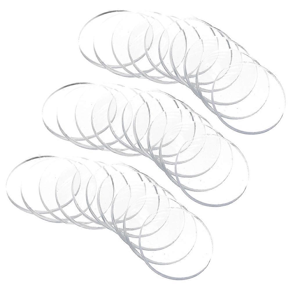 Clear Glass Table Bumpers for Anti-Slip Use Practical Set of 60Pcs