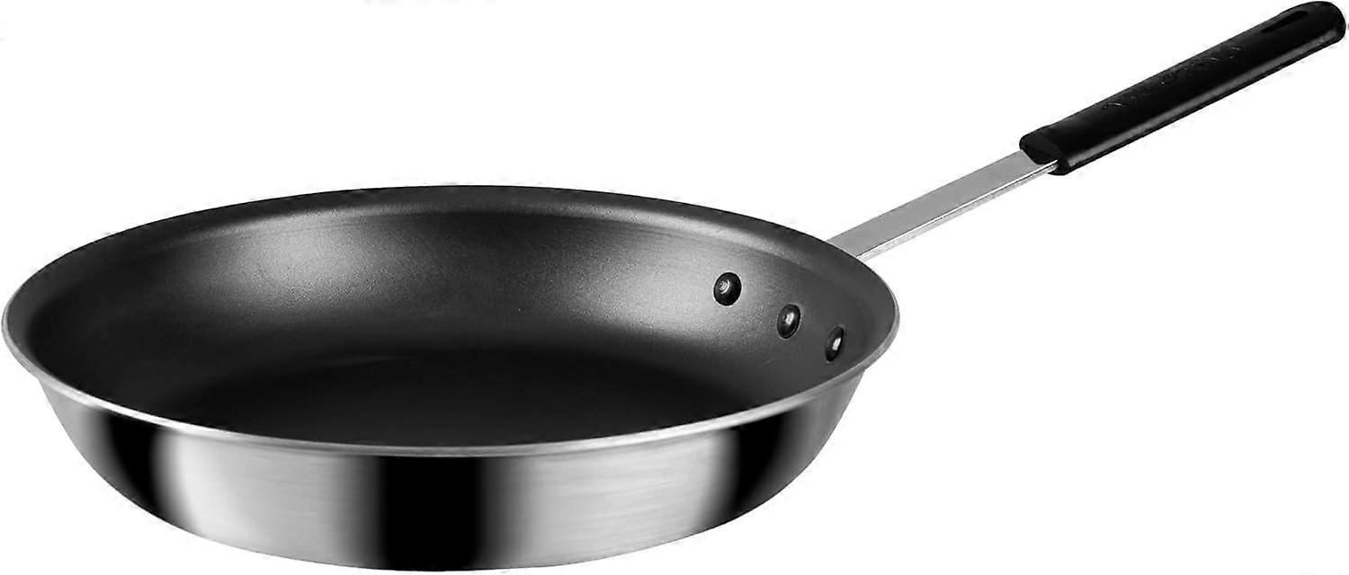 Professional 12″ Aluminum Fry Pan, Aluminum Skillet with NonStick & Fast-Cool Handle, NSF Certificate
