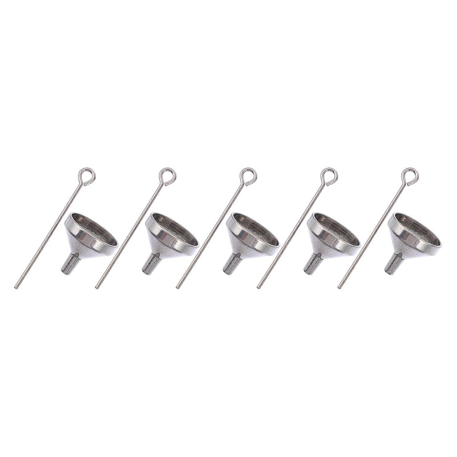 Stainless Steel Funnels For Transferring Powder In Schools And Laboratories 20Pcs Quality 1.2X1.2Cm