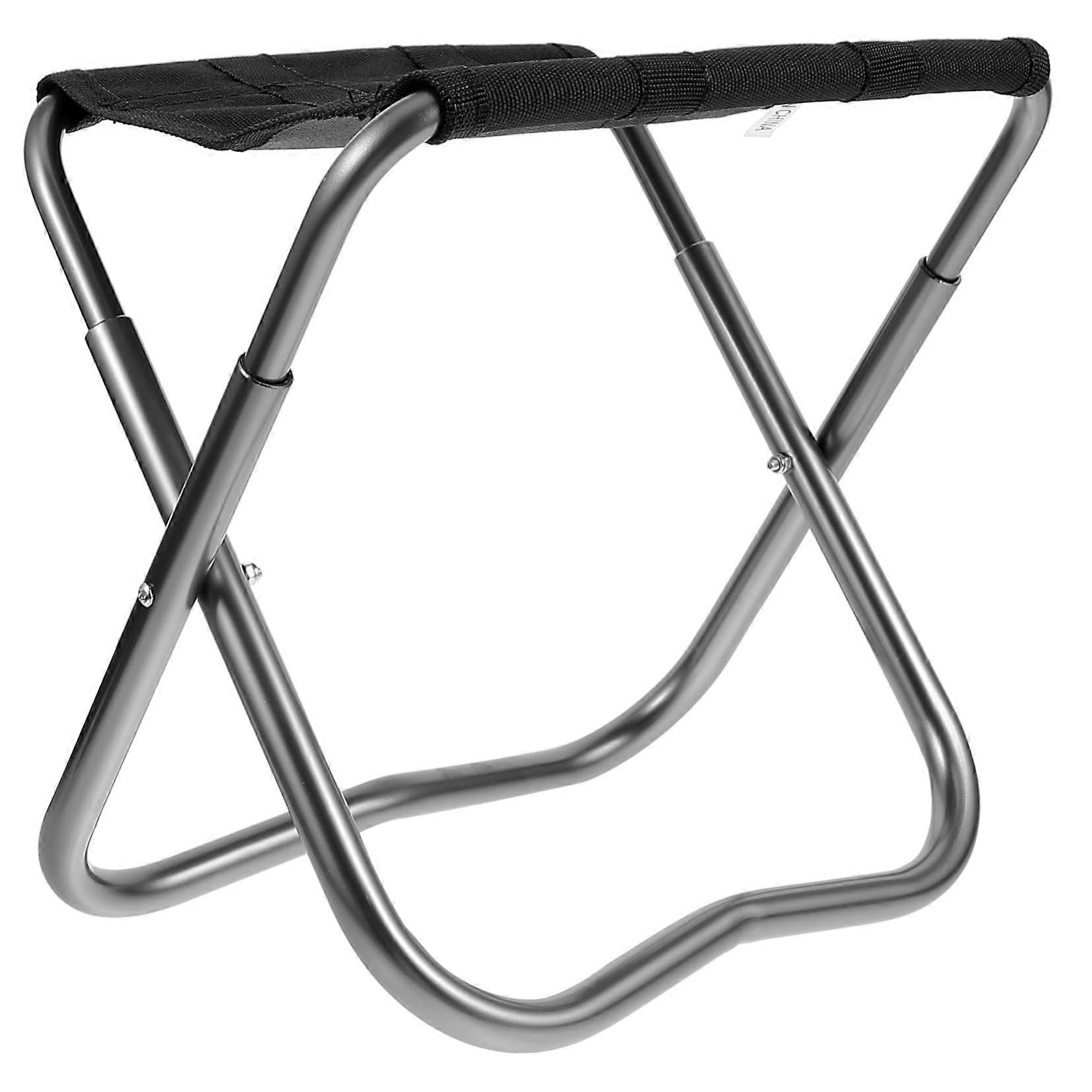 Portable Folding Stool Lightweight Compact Camping Bench For Outdoor, Easy Carry For Fishing Travel SpaceSaving Design