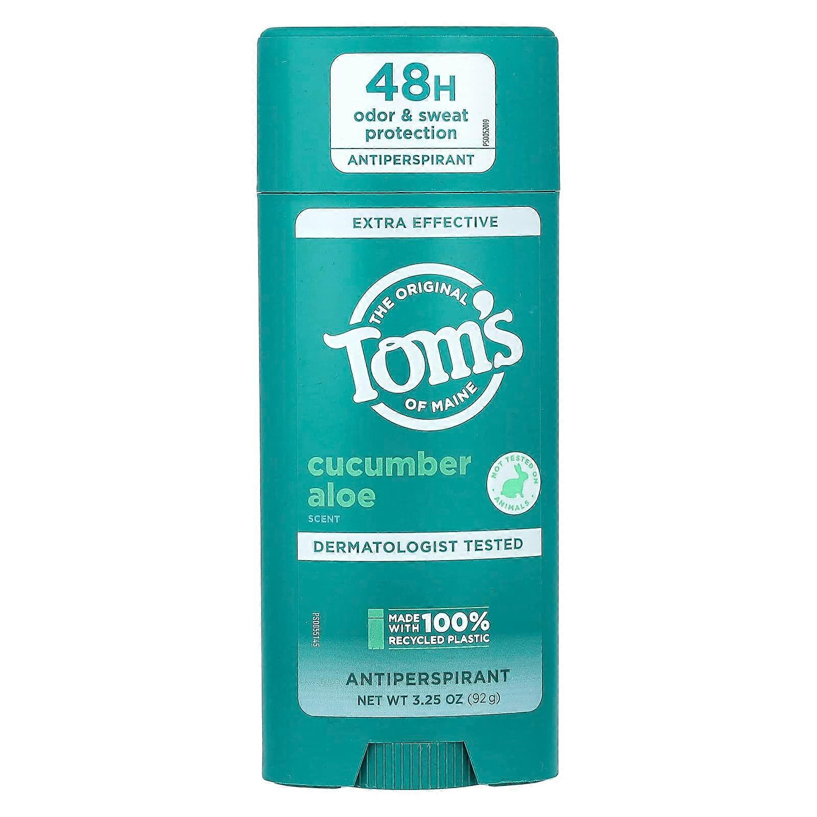 Extra Effective Antiperspirant, Cucumber Aloe, 3.25 o z (92 g)