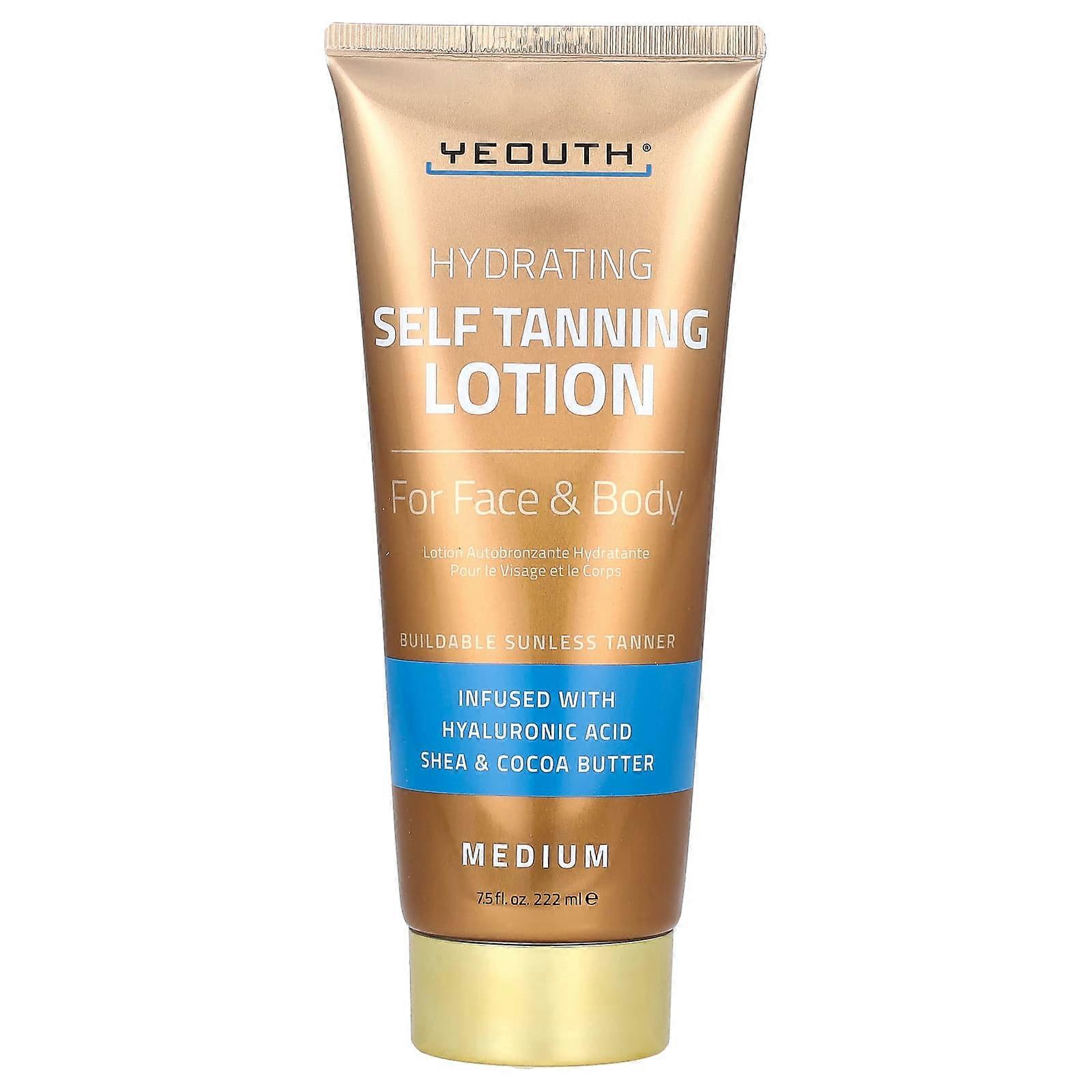 Self Tanning Lotion, For Face & Body, Medium, 7.5 fl oz (222 ml)