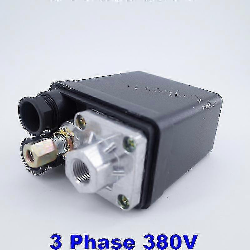 High-Quality 175 PSI 10 Bar 380V 20A 3-Phase Air Compressor Pressure Switch Control Valve - 1 Port - 6-8 Bar Range