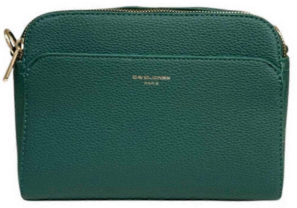 David Jones Twin Zip Camera Bag - Dark Green