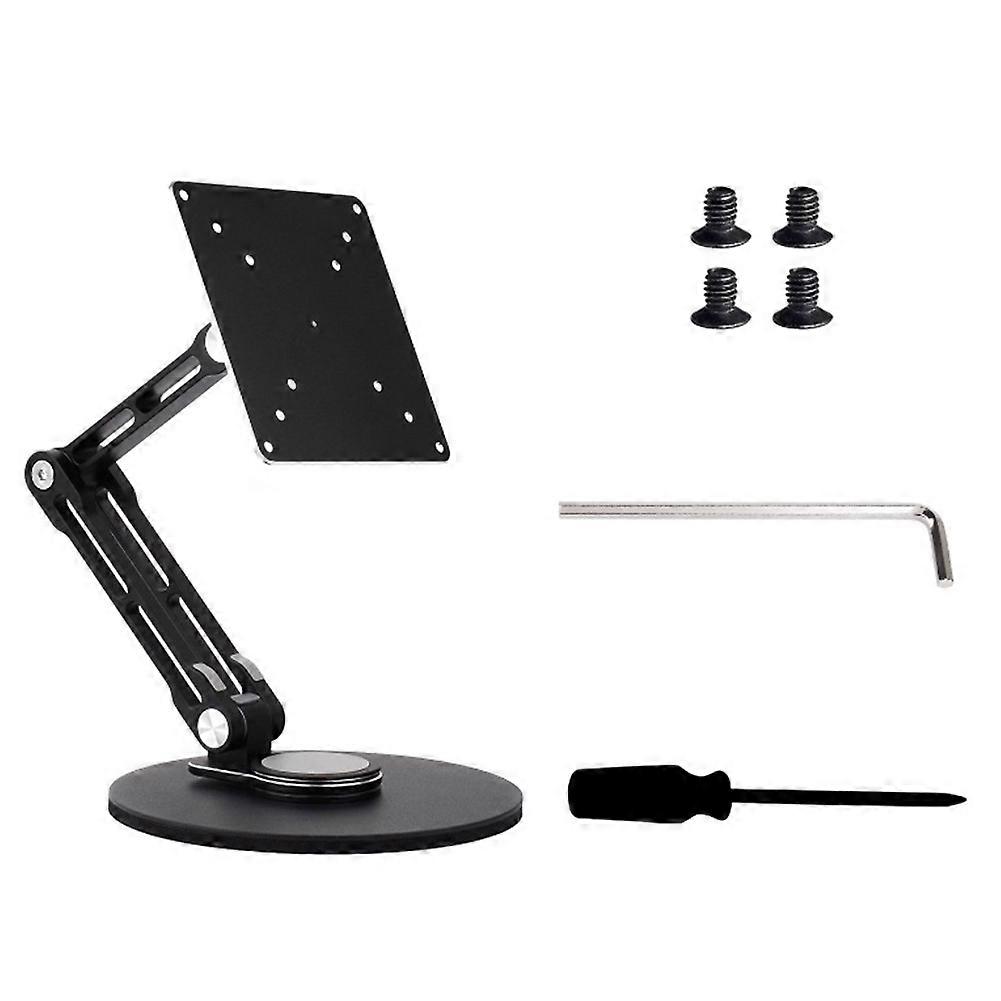 VESA Monitor Desk Mount Portable Multi-Axis Rotation Adjustable Stand Compatible with Monitors Up to 19inch