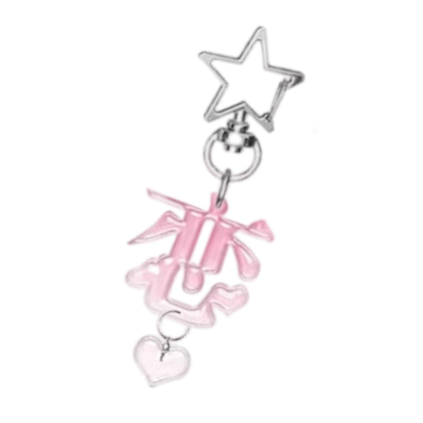 Porte-clés robuste en acrylique avec citations inspirantes, breloque affirmation positive, porte-clés pour clés, décoration de sac, cadeau motivant, multicolore