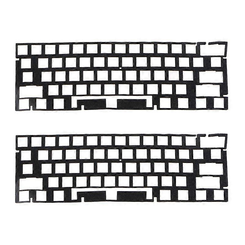 2 Pieces Switch Sound Dampeners Sheet Soft Pad Dimple Foam Sponge for 61-Layout