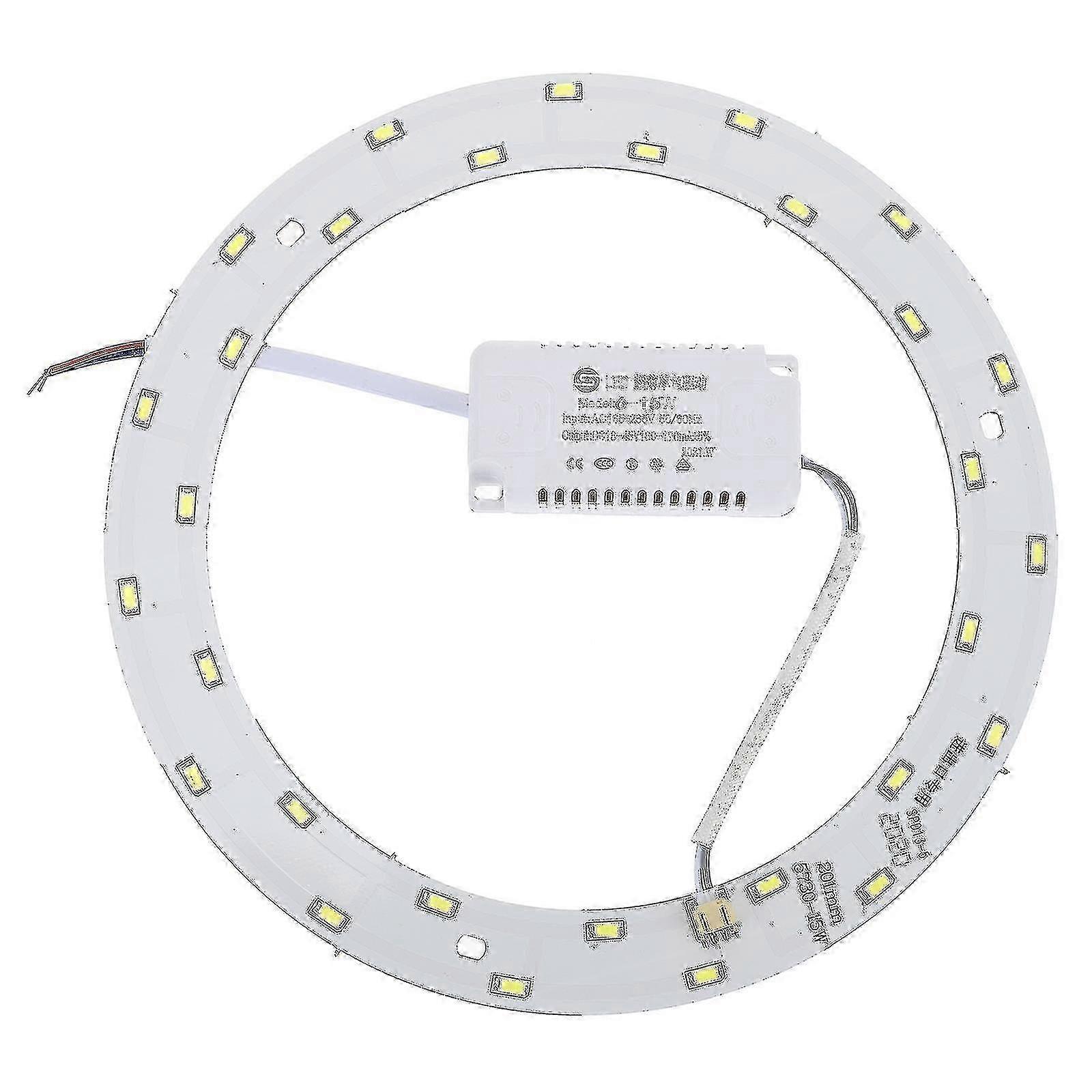 Circular LED ceiling light for home with 30 SMD 5730 LEDs 15W 220V-240V