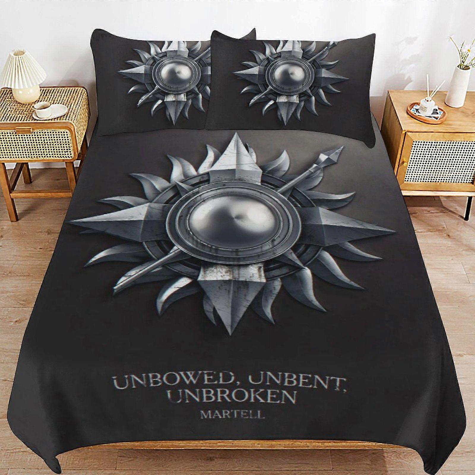 u139 Game of Thrones Thread Safe Comfort Handling Minimal Surface Zipper Fit Sleep Kit Duvet Cover Sets Support n139