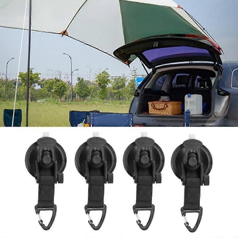 Suction cup hooks, 4 pieces, heavy-duty design, nanotechnology, can support up to 20 kg.