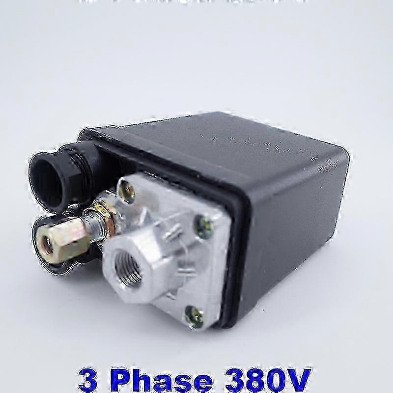 175psi 10bar 380v 20a 3-phase Air Compressor Pressure Switch Control Valve - 1 Port - 6-8bar Range