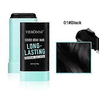 Colouring for Dark Hair, Long-Lasting Grey Cover Dye Pen - Dark Hair Dye - Natural Volume Effect Headdress for Beard and Roots Daily Use