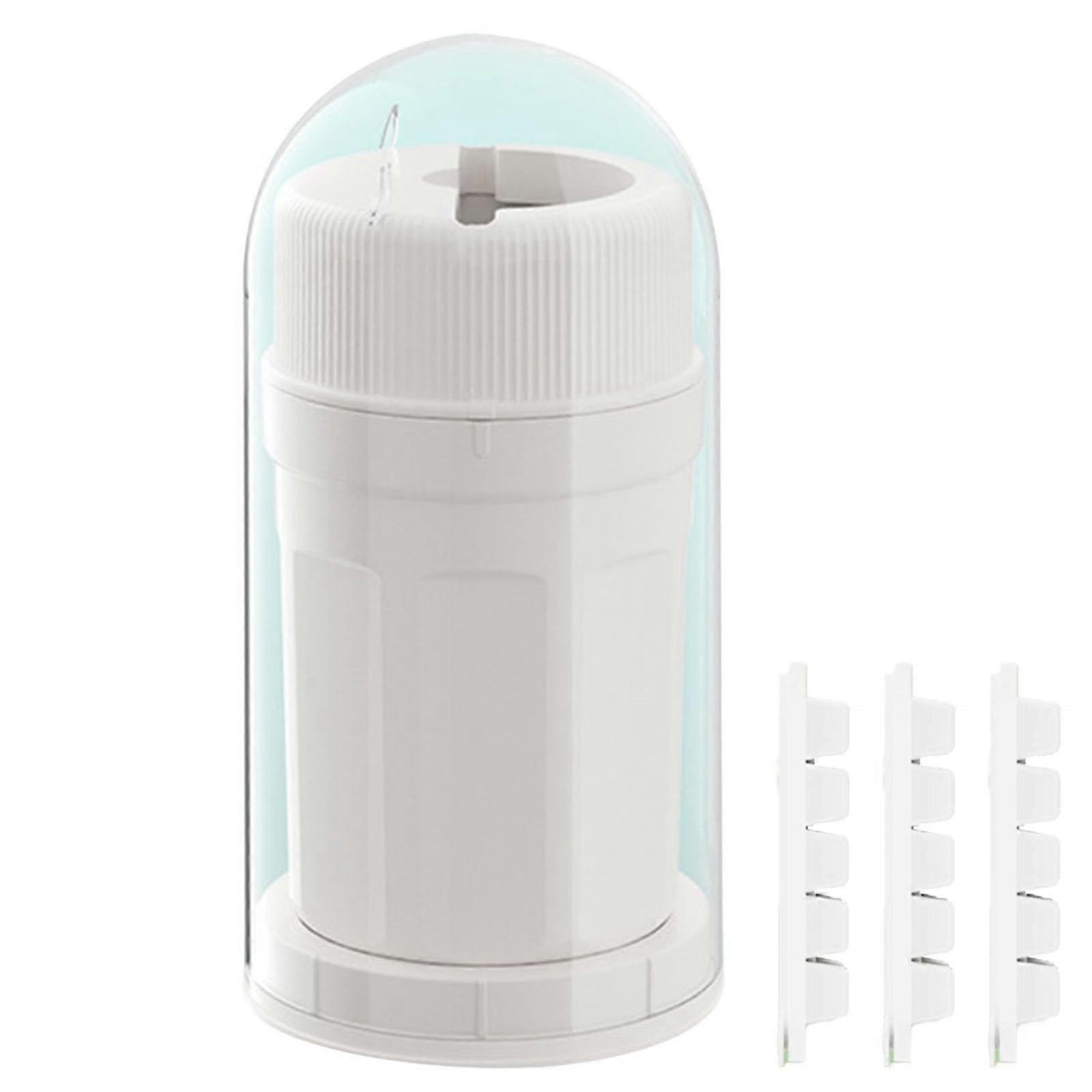 Begine Clearanceice Cube Rotating Ice Maker White (With Cover),Ice Maker,Ice Mold