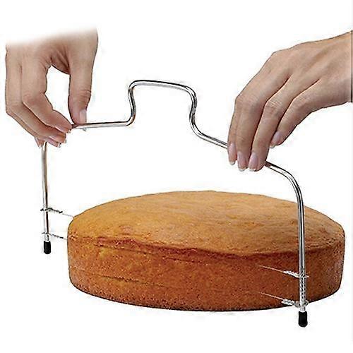 Adjustable Wire Cake Slicer Leveler Pizza Dough Cutter Trimmer Tools Stainless,,