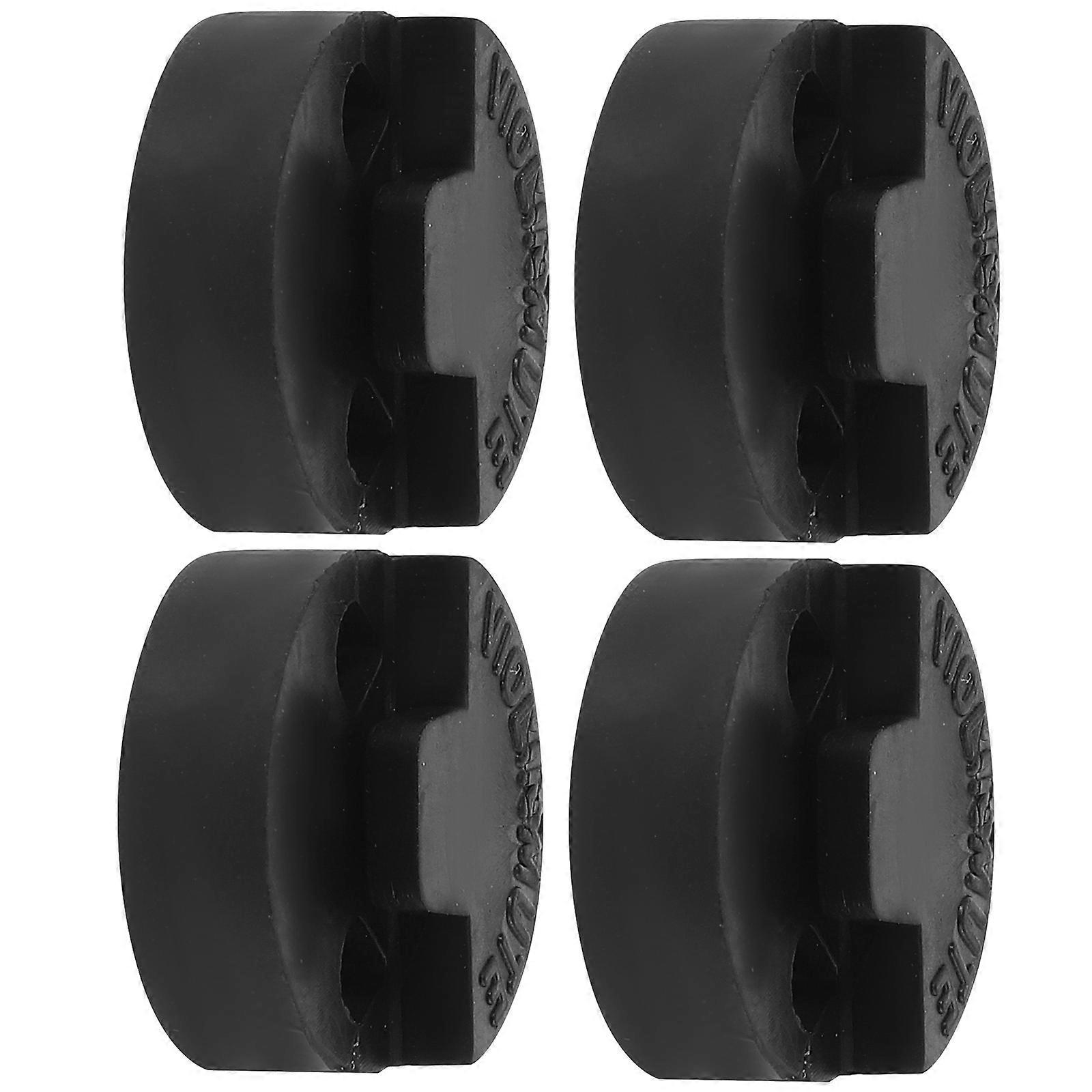 Black Violin Mute Rubber Part for Quiet Practice 4Pcs Set