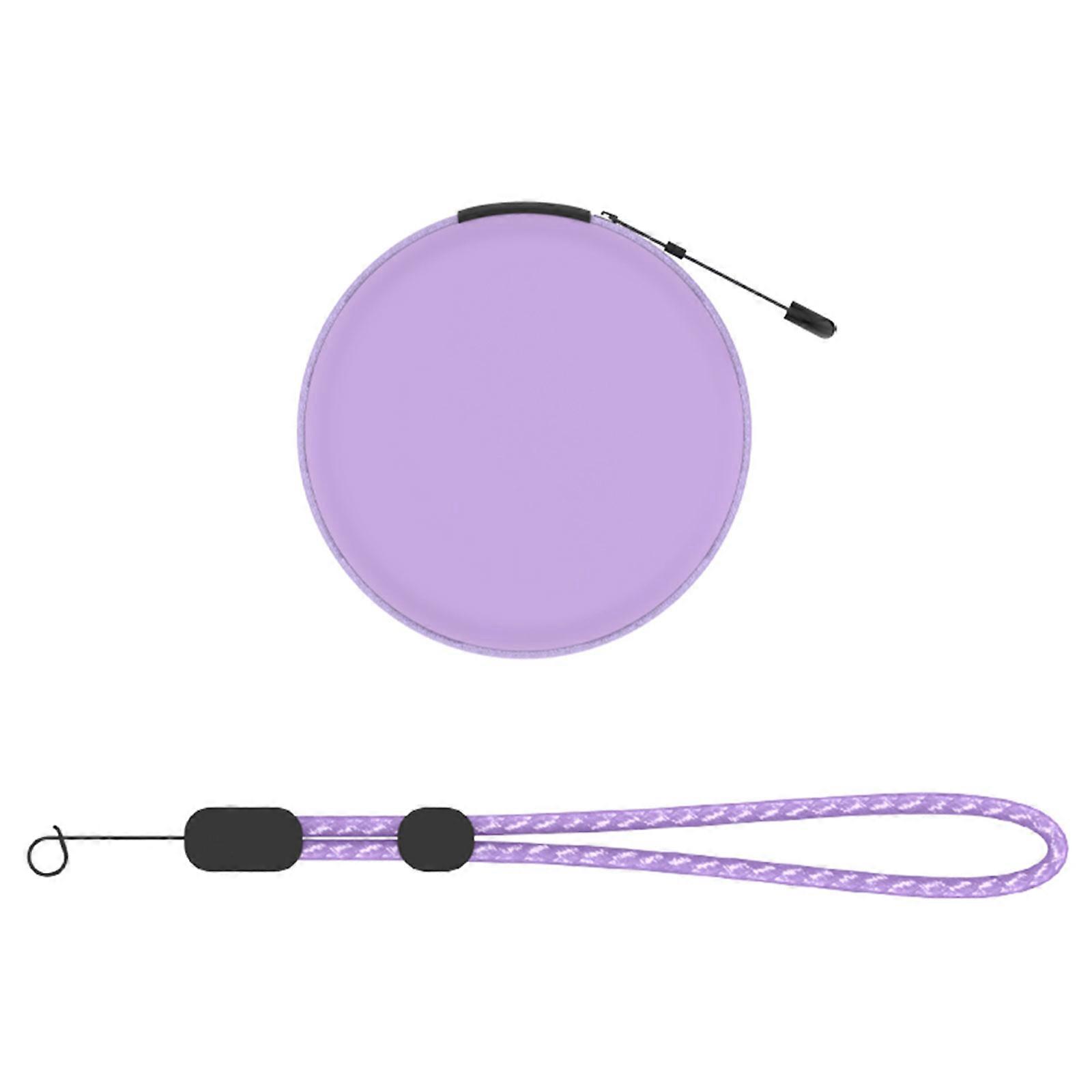 Soft Inner Lining Organizers Bag Pouch with Mesh Pocket for Paradise Game Machine Silicone Case Scratchproof  Purple