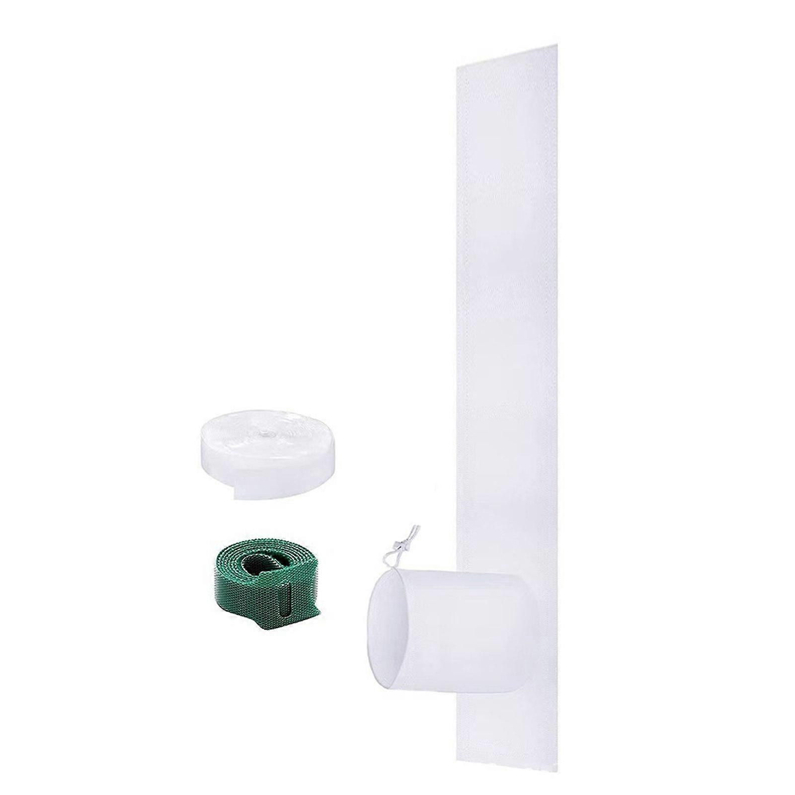 Air Lock Window Seal Cloth Window Seal Waterproof Air Conditioning Cover Window Sealing Set Fabric Texture for Window Multicolor