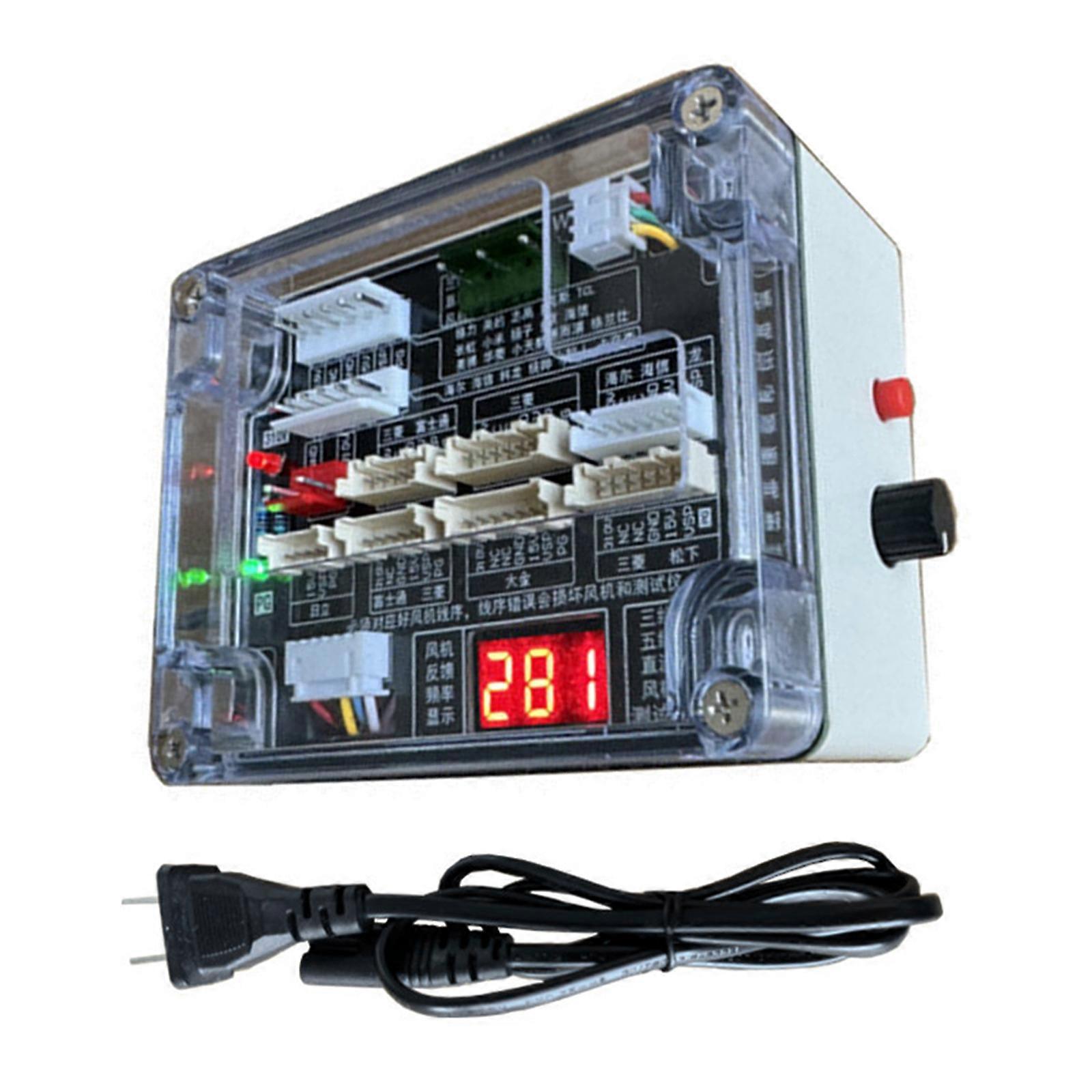 Air Conditioner Motor Tester For 3 Wire 5 Wire HVAC Fan Diagnostics With RPM Display And Short Circuit Protections Multicolor