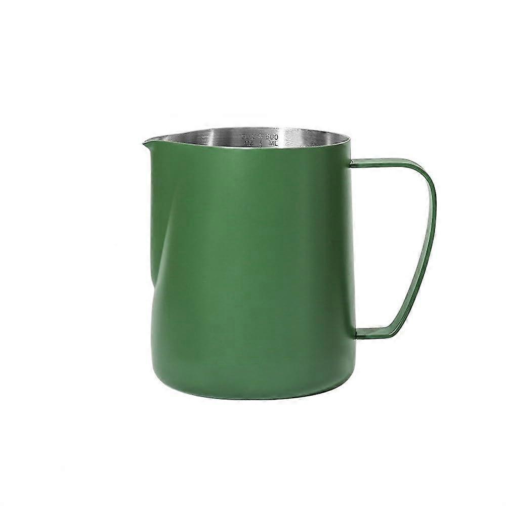 Milk Frothing Pitcher 400ml Stainless Steel Coffee Steaming Cup for Latte Cappuccino Espresso (Colour 1)