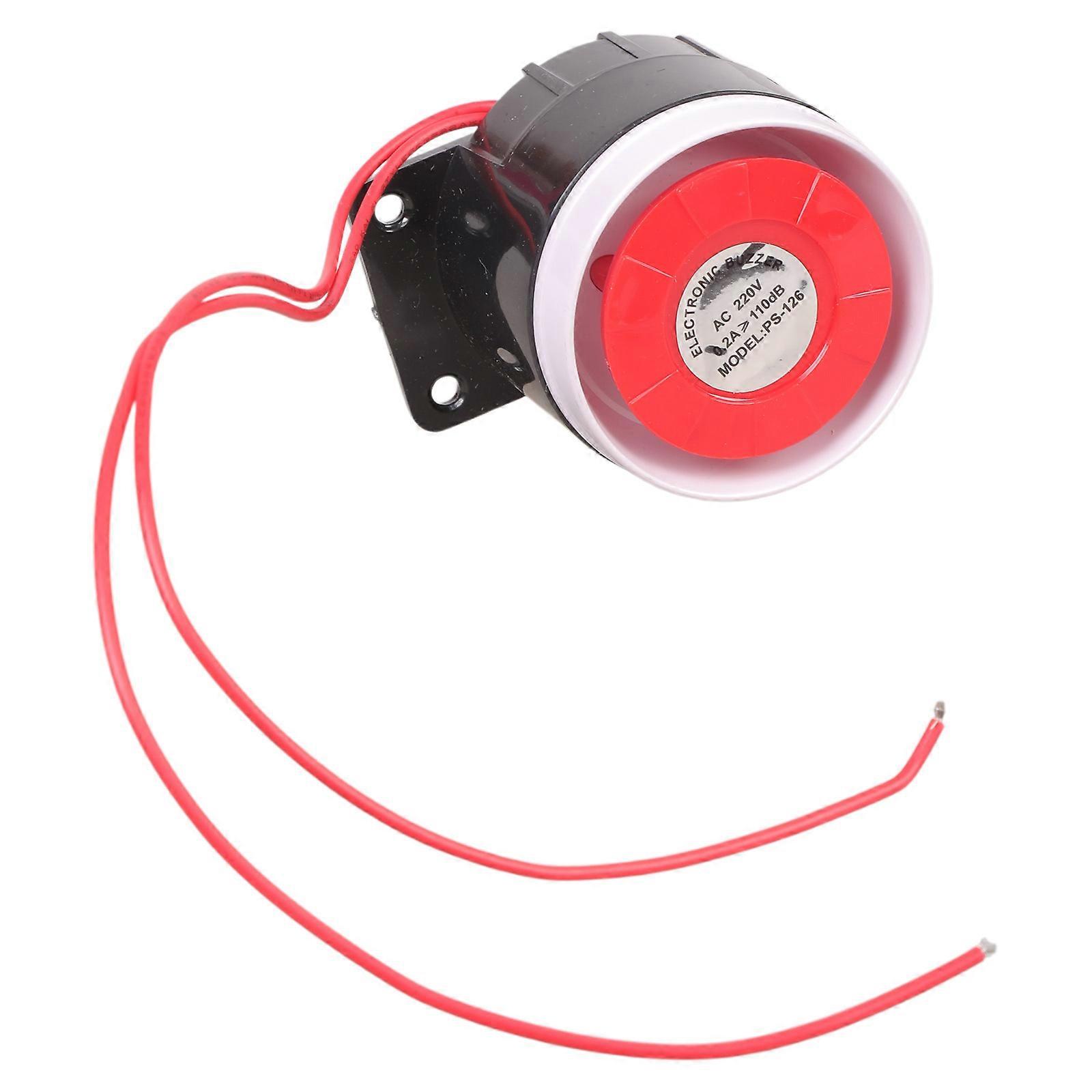 High Volumes 120dB Emergency Alarm System with Magnetic Mounting Flame-resist Not Theft Defense for Indoor Security Multicolor