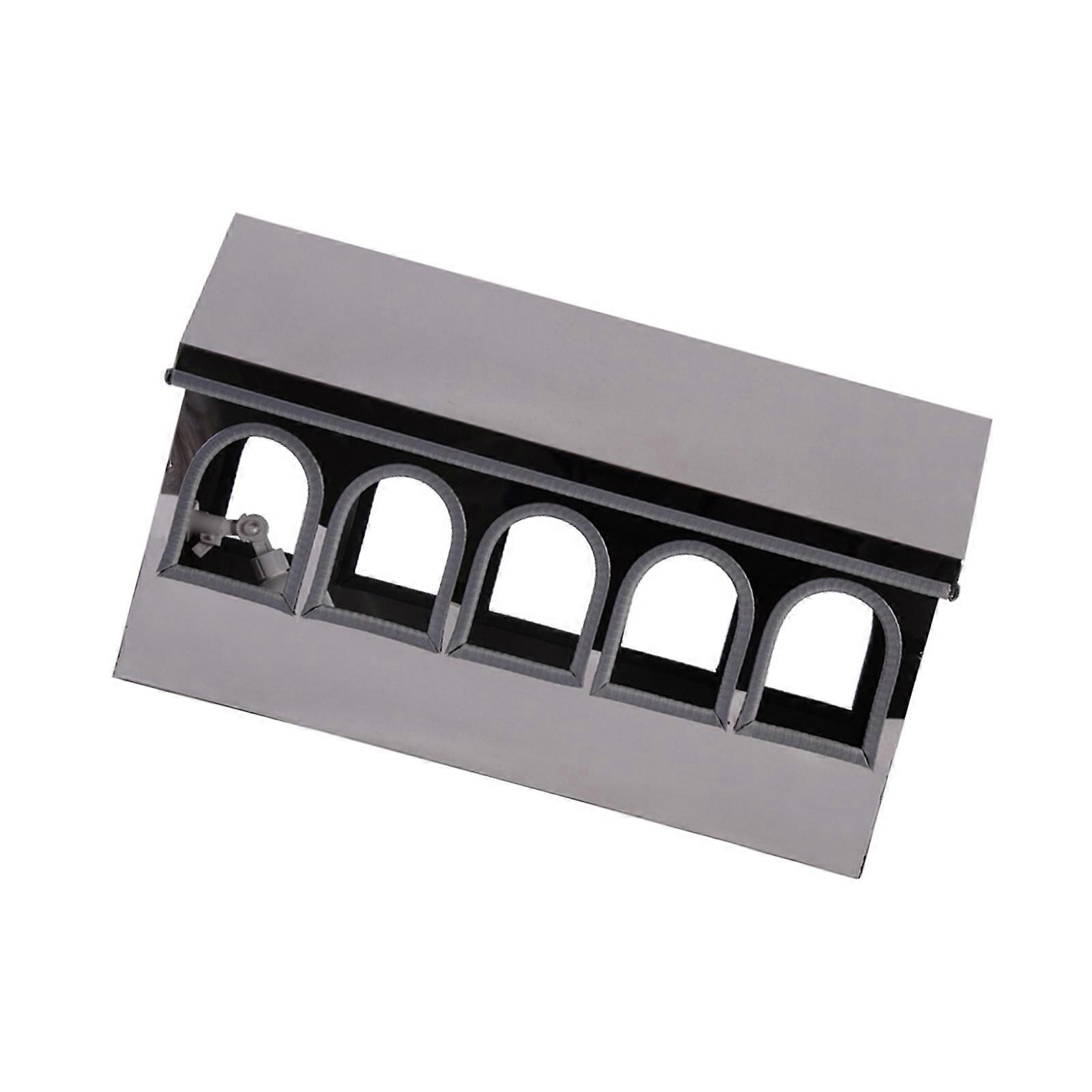 Rustproof Untarnished Poultry Waterer Detachable Plan Easy Cleaning For Chickens Ducks Geese With Float Control Multicolor