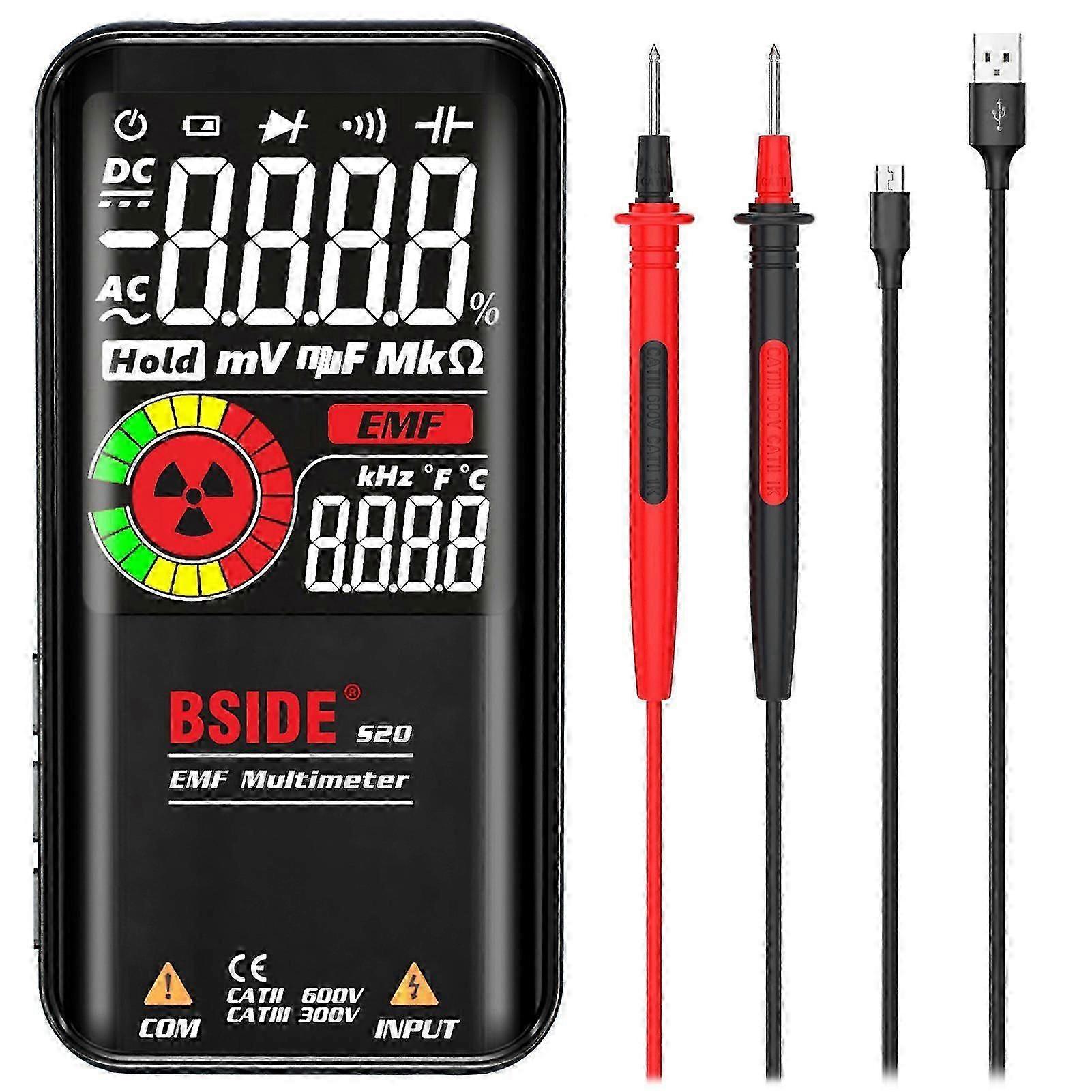 Bside S20 Intelligent Emf Multimeter Electromagnetic Radiation Detector