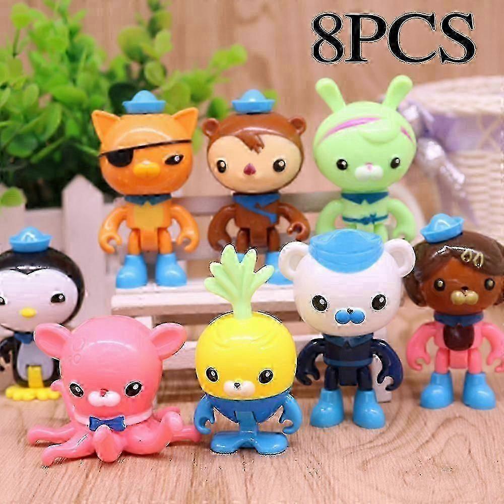 The Octonauts Figures Playset Action Figure Doll Toy Ornament 8pcs/set