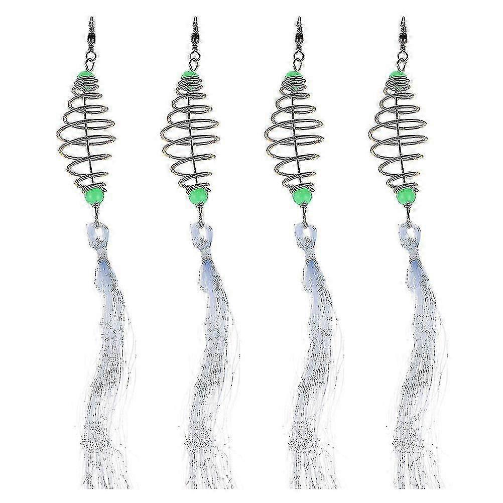 4 adet Profesyonel Balık Tuzakları Aşınmaya Dayanıklı Balıkçılık Ağları Uygun Balıkçılık Tuzakları