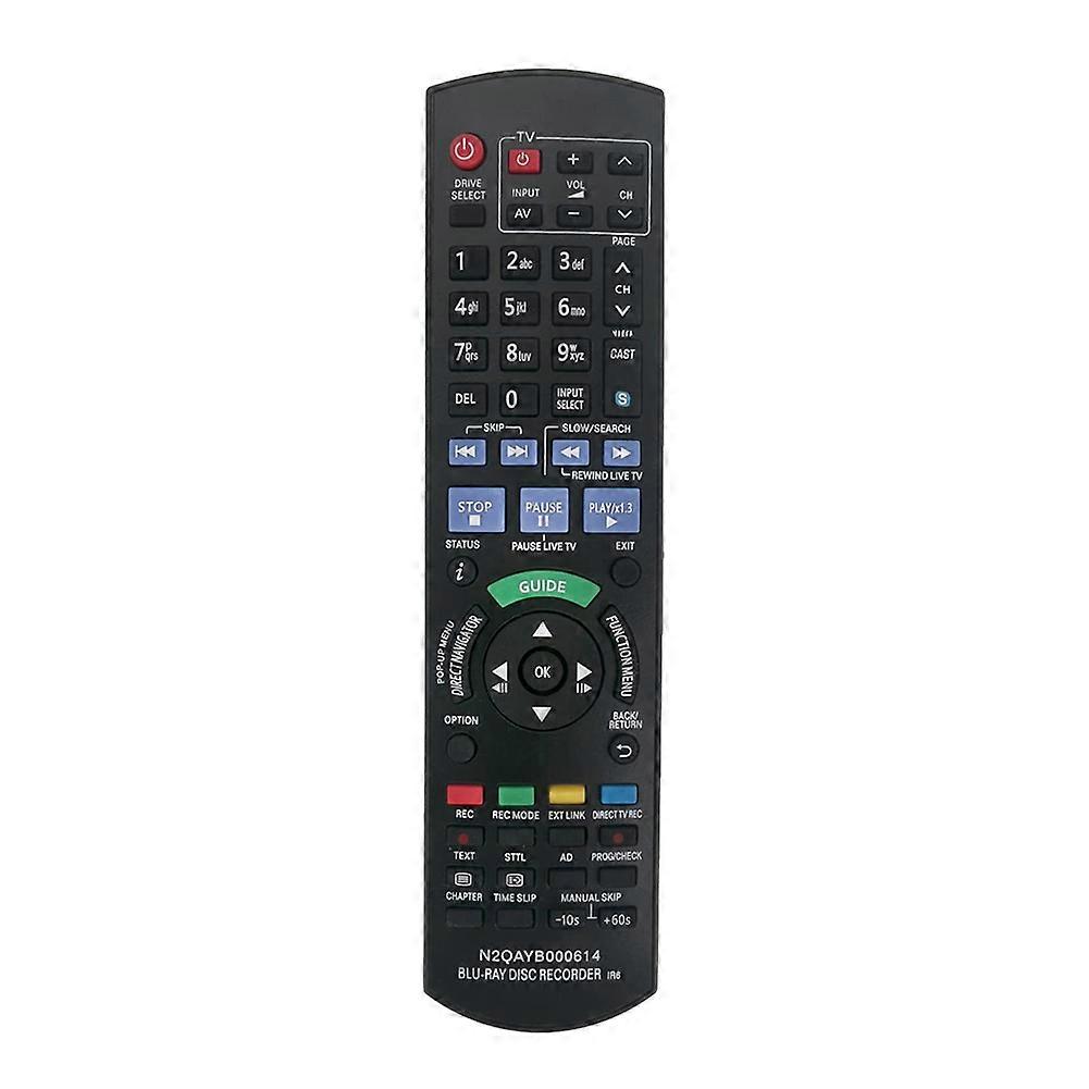 N2QAYB000614 for Panasonic DVD Blu-Ray Player DMR-BWT700EB DMR-BWT700 DMR-BWT800EB DMR-BWT800 Remote Control Replacement