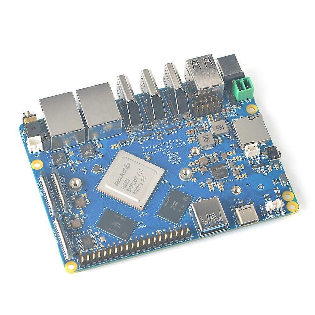 For NanoPC-T6 LTS & Combo 4G+32G EMMC Dual 2.5G Rockchip RK3588 2.5Gbps LAN,OpenWRT Supports 4K Input 8K for Android 12