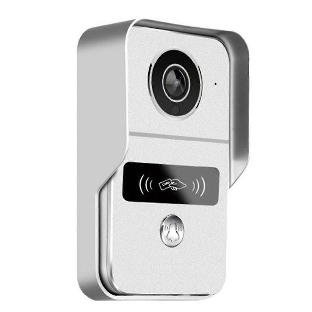 1080P 10 Inch 7 Color Touch Screen Wireless Wifi Video Doorbell Smart TUYA Home Intercom Kit for RFID Access EU Plug