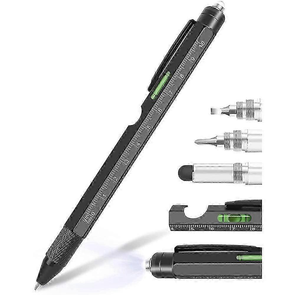 9-in-1 Multipurpose Pen for Men - Practical Tool Kit Writing Instrument