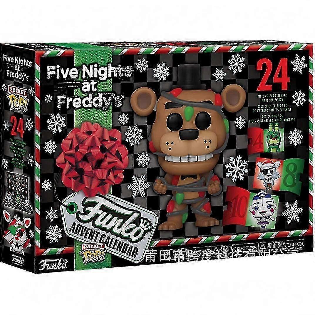 Five Nights at Freddy's (FNAF) Adventskalender – 24 stuks met pops! 26 stuks, kerstaftelcadeau