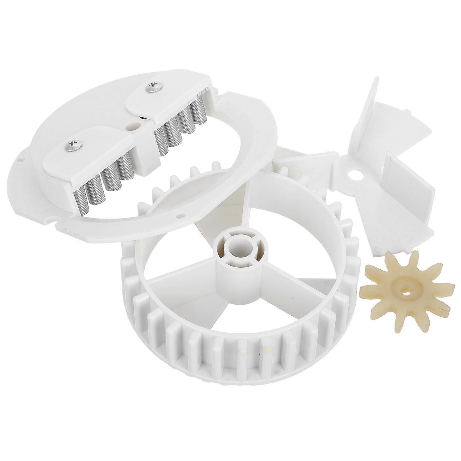 White Plastic Adjustable Wheel for Candy Vending Machine Parts DIY Replacement Turntable