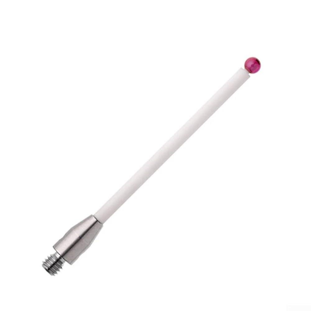 Probe with Red Ball Head and Porcelain Extension Rod for Threaded Shank NonMagnetic WearResistant (A50042545)