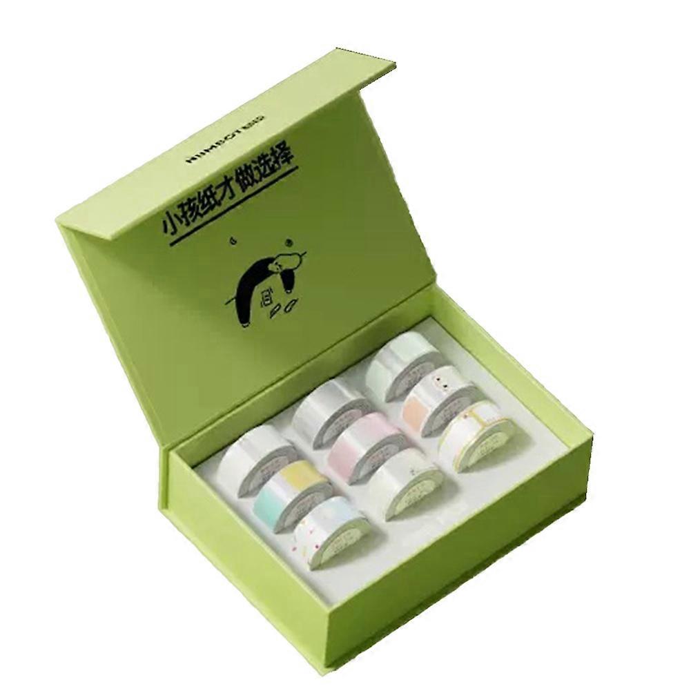 Niimbot Printer D11 D110 D101 Official Label Sticker Paper Roll Color White Transparent Papers 9 Volume