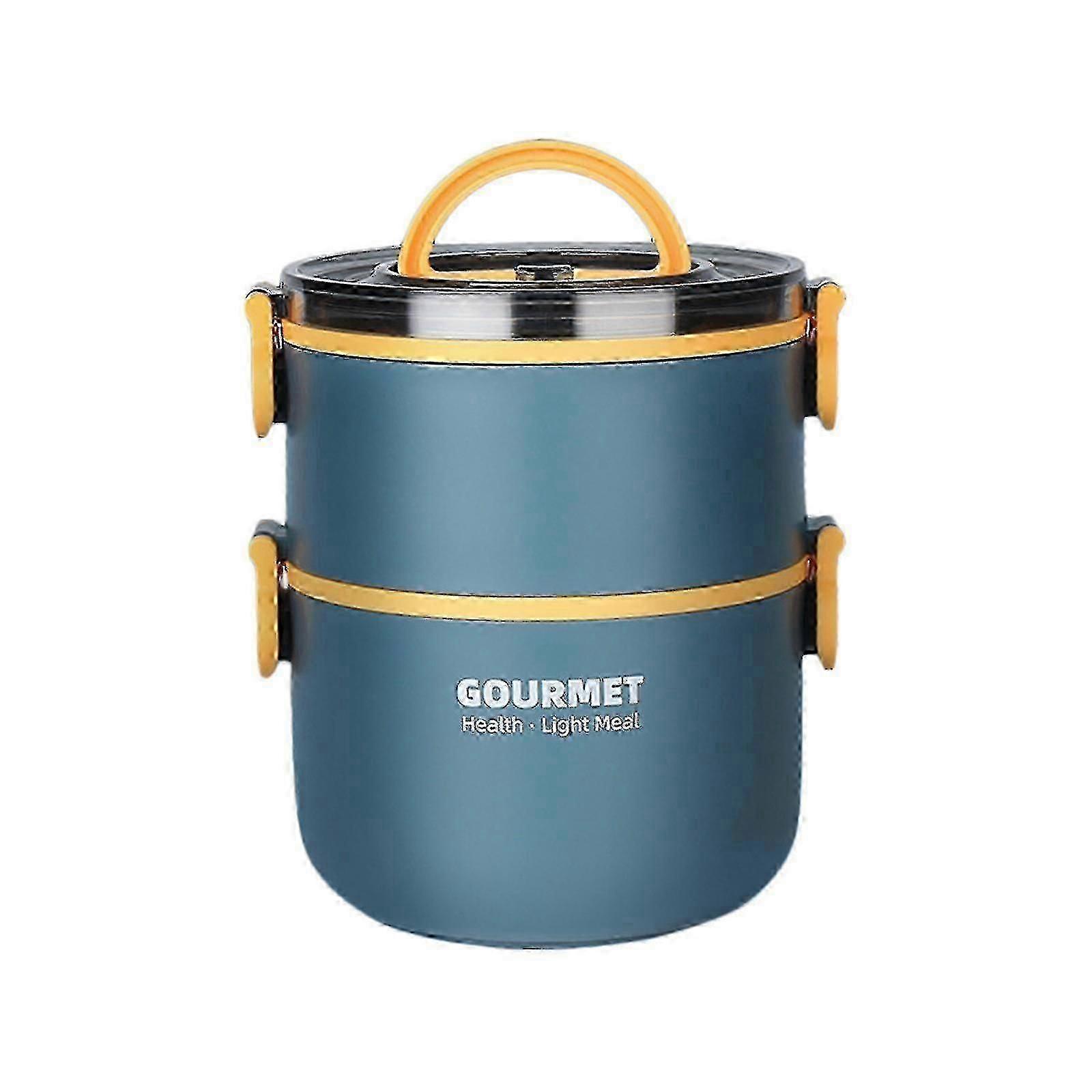 1000 ml / 1600 ml rustfrit stål isoleret madtermokande til rejser og camping