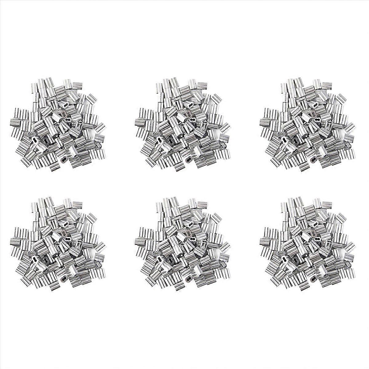 120x Aluminum Crimping Loop Sleeve for 2mm Diameter Wire Rope