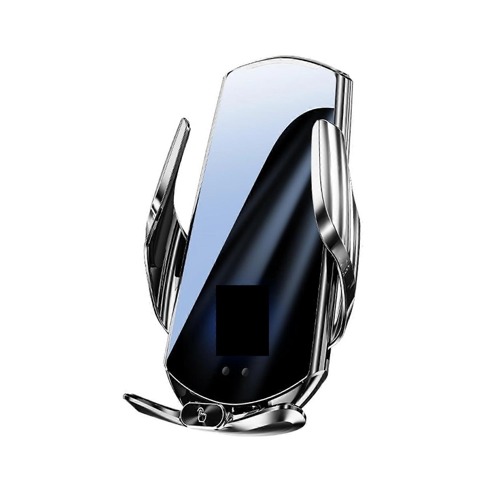 Car Phone Mount with Smart Sensor, 360° Adjustable Automatic Holder for Hands Navigation Black