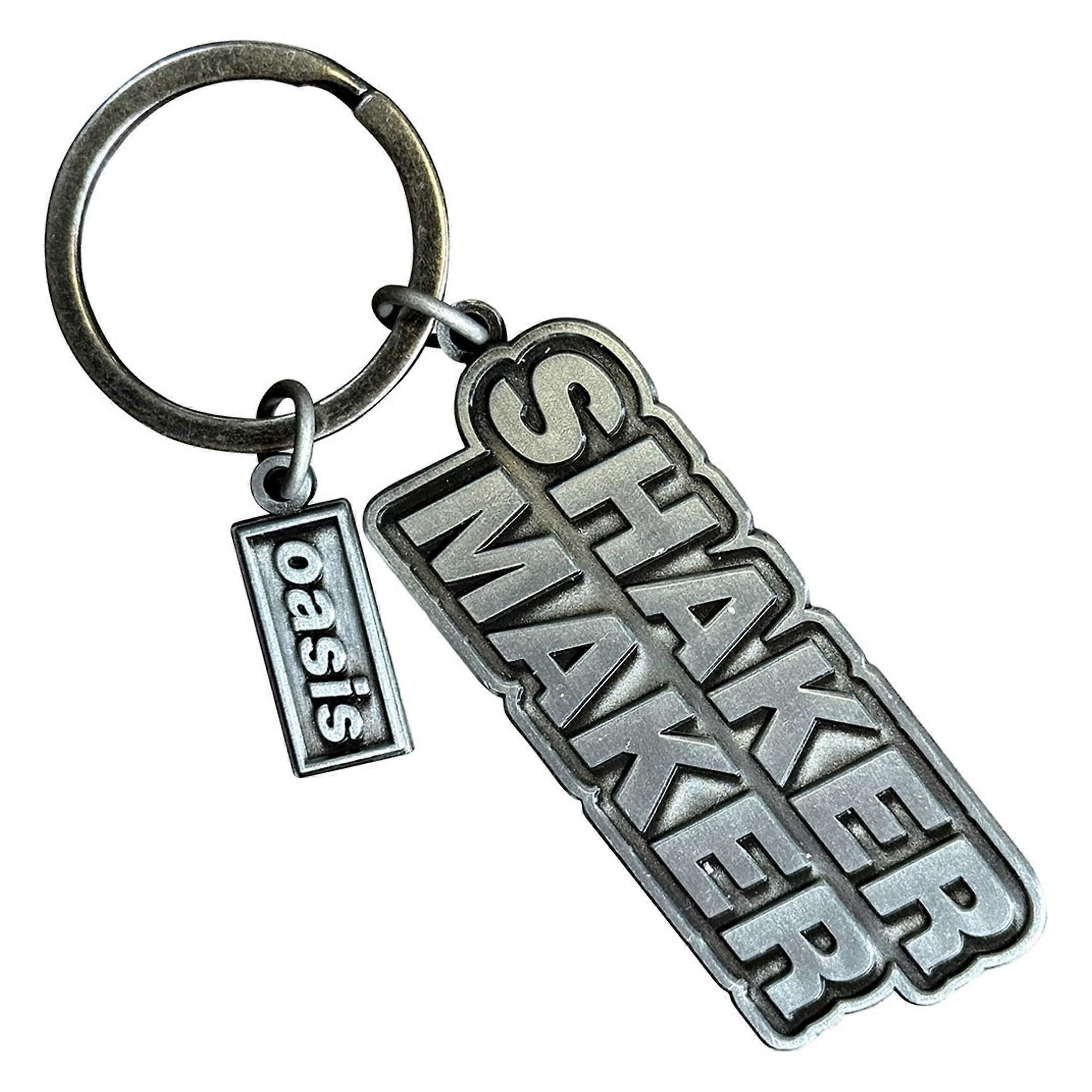 Oasis Shakermaker Decca Logo Charm Keychain Keyring
