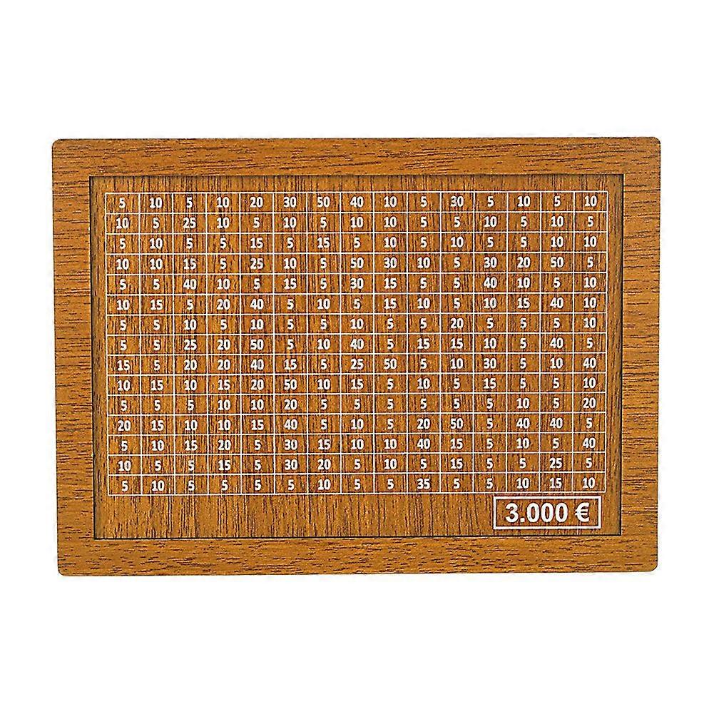 Money Box (4 Sizes) - Reusable Money Box with Money Goal and Numbers to Cross3000