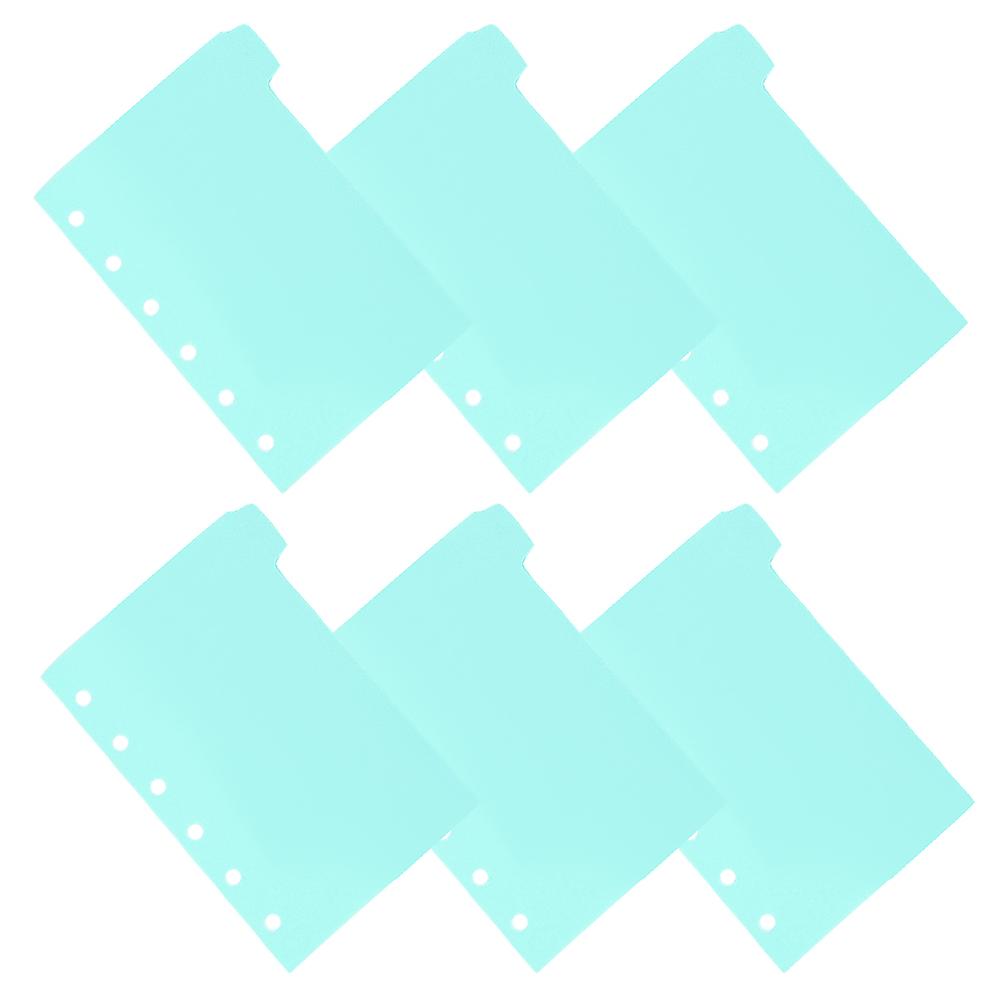 Note Book Notebook Planner Divider for Budget Use 6 Sheet A7 Plastic Pages