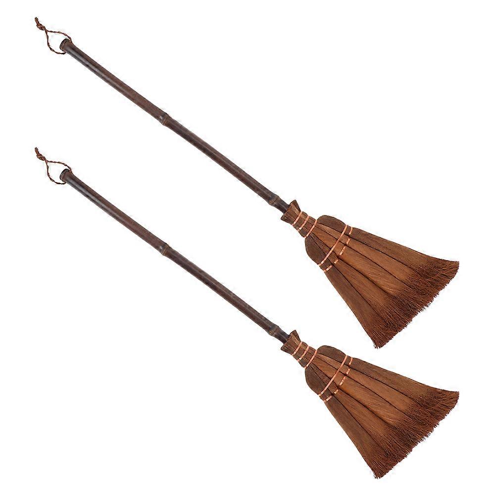 Children's Bamboo Broom for Home Use with 2Pcs Mini Cleaning Set