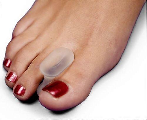 Toe Separator Small Gel Toe Spreader for Bunion Relief and Overlapping Toes Silicone Cushion