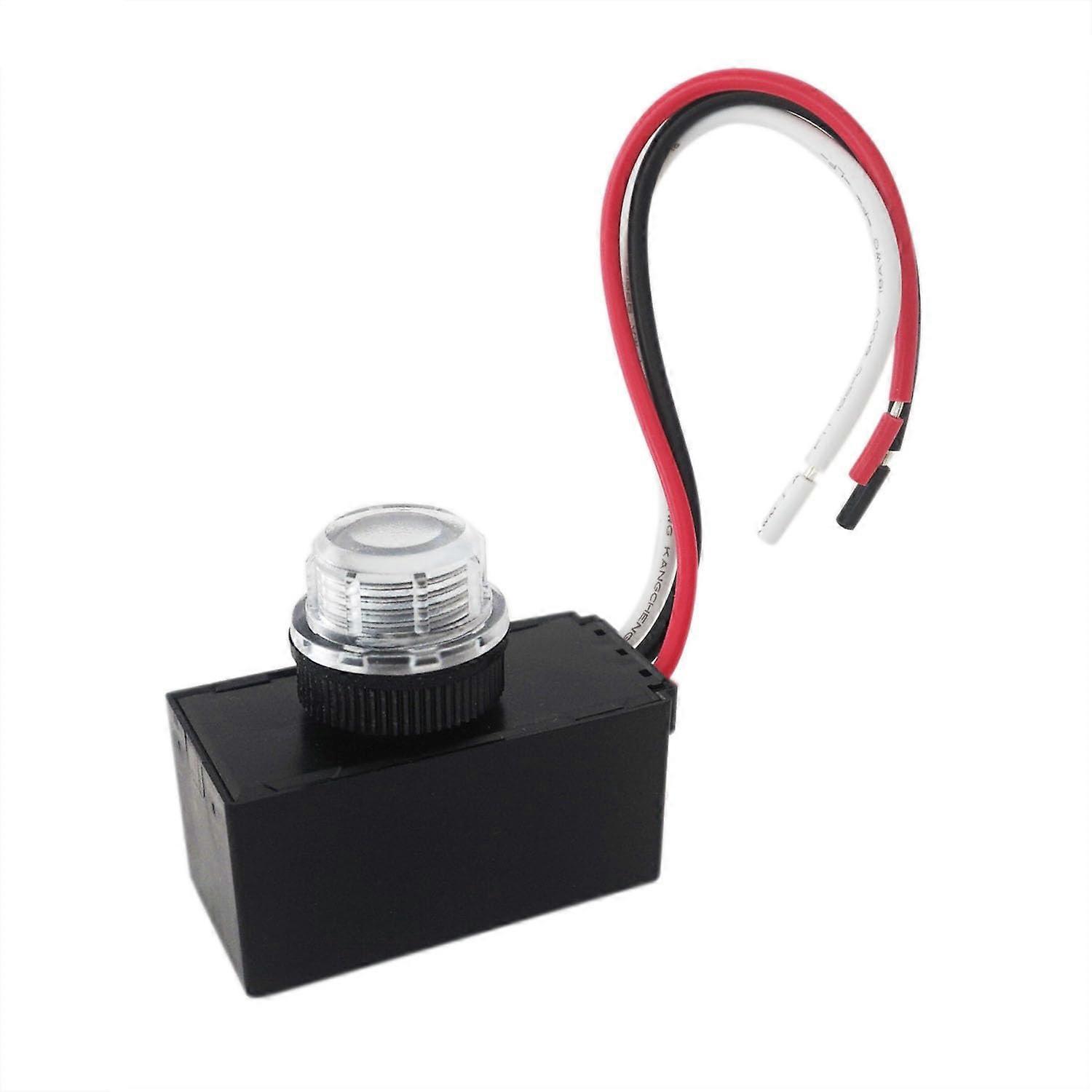 Photocell Light Switch with Auto Dusk to Dawn Sensor, Wide Voltage Weatherproof Outdoor LED Control